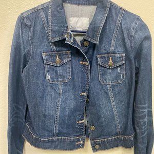 Vintage Old Navy Jean Jacket Womens M Button Up Denim Coat